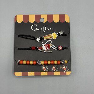 Coraline Jumping Mice Circus Bracelet Set 3 Pack NEW